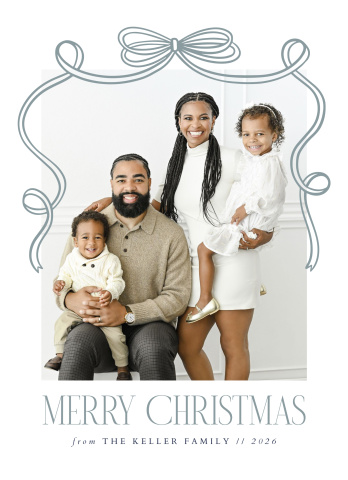 Holiday Ribbon Acrylic Block